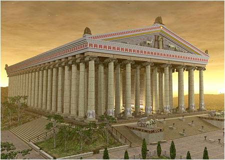 Постройка храма Артемиды