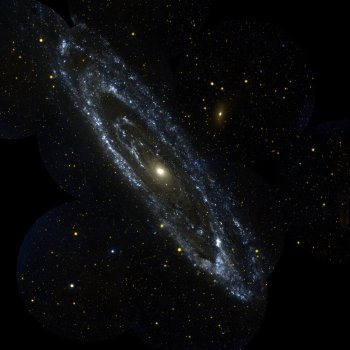 Детальные изображения галактики Андромеды 
